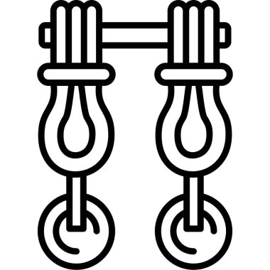 Çizgi film simgesinin vektör çizimi