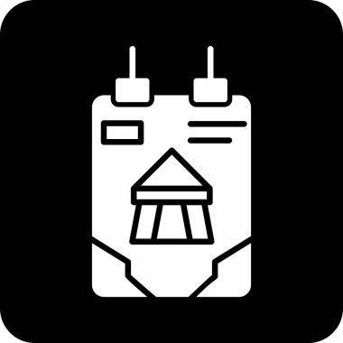 Robot simgesinin vektör illüstrasyonu