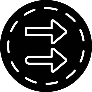 Sağ ok. Web simgesi