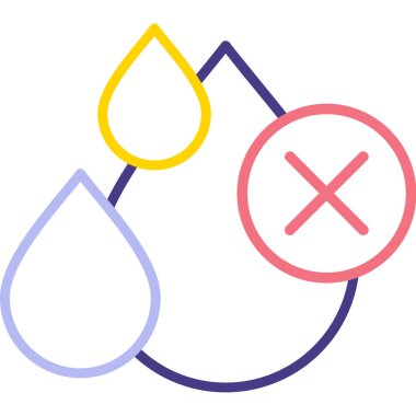 Bir haç damlasının vektör illüstrasyonu