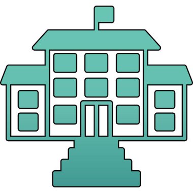 ev vektörü simgesi modern illüstrasyon