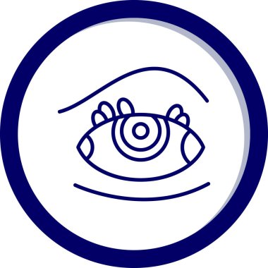 Göz simgesi vektör illüstrasyonu