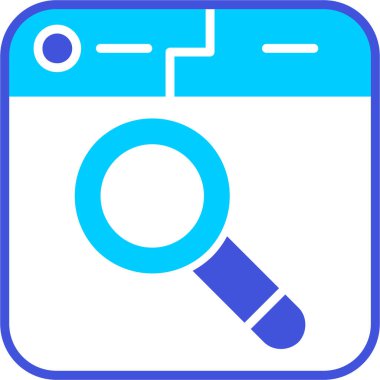 search icon, vector illustration simple design