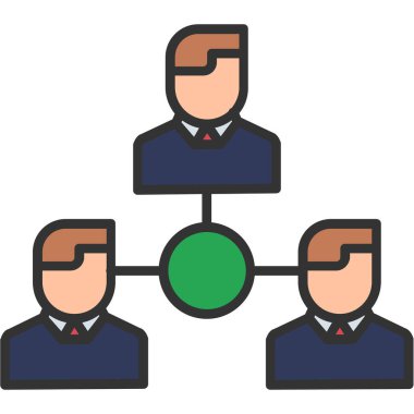 iş takımı vektör simgesi