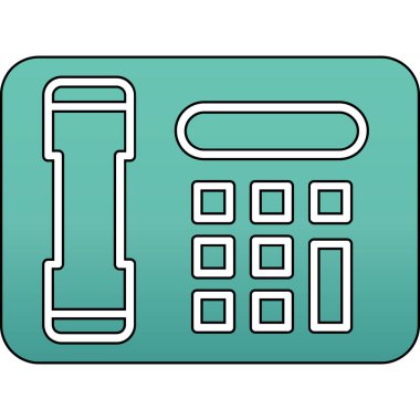 hesap makinesi simgesi vektör illüstrasyonu