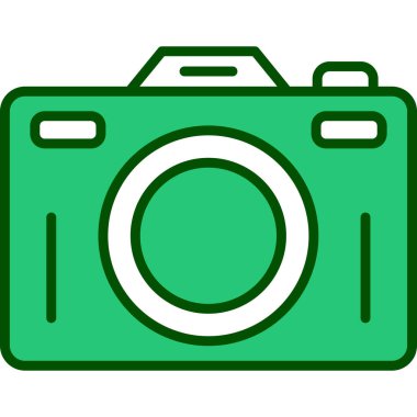 Fotoğraf kamerası vektör simgesi
