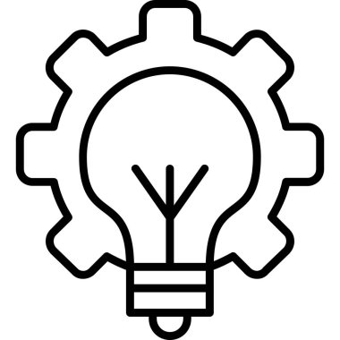 Ampul fikri simgesi, özet biçimi