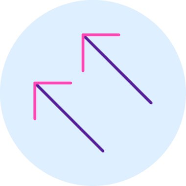 ok simgesi vektör illüstrasyonu