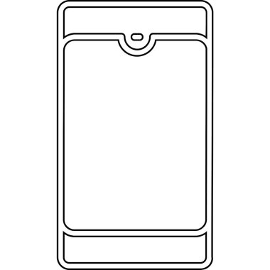 akıllı telefon cihaz teknolojisi simgesi vektör illüstrasyon tasarımı
