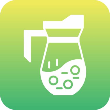 Benzersiz matara vektör çizgisi simgesi