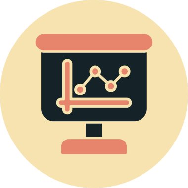 seo modern simgesinin vektör illüstrasyonu