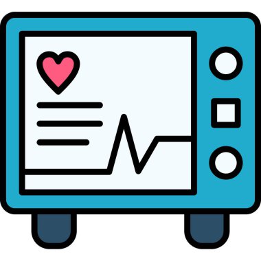 Tıbbi bakım vektör simgesi modern ve basit tasarım