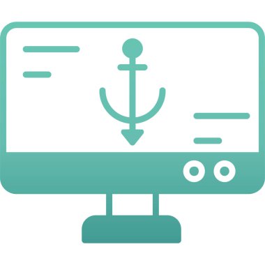 seo modern simgesinin vektör illüstrasyonu