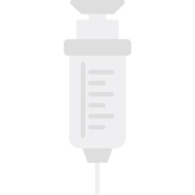 Şırınga simge vektör web ve mobil uygulaması tasarımı, şırınga logo kavramı için izole üzerinde beyaz arka plan