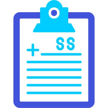 belge simgesi vektör illüstrasyonu