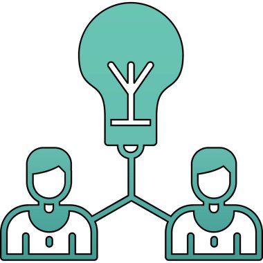 Takım çalışmasının vektör illüstrasyonu