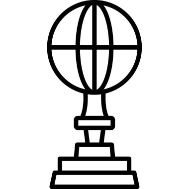 Küresel simge vektör illüstrasyonu