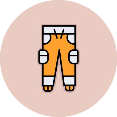 Astronot. Web simgesi basit illüstrasyon