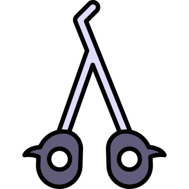 makas vektör tasarım çizimi çizimi