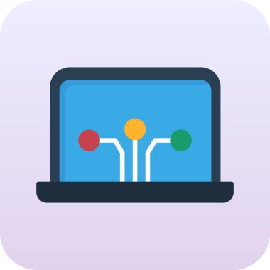 Web simgesi vektör illüstrasyonu