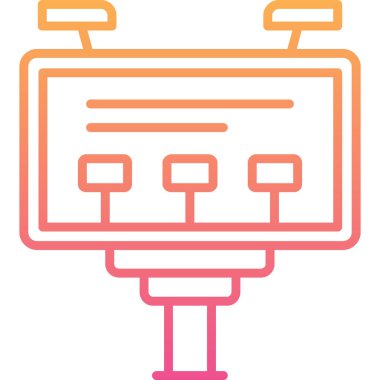 dizüstü bilgisayar simgesi, vektör illüstrasyonu