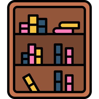 kitap simgesi vektör illüstrasyonu