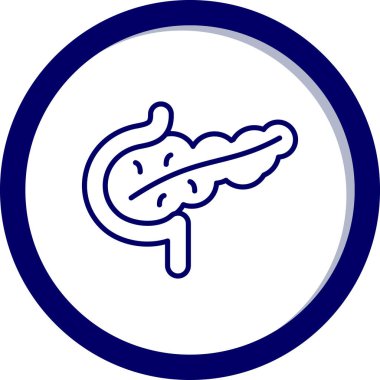 Tıbbi maskenin bir simgesinin vektör çizimi