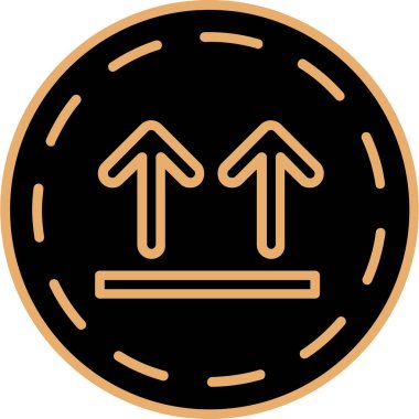 ok simgesi, vektör illüstrasyonu basit tasarım