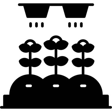 bitki simgesi, vektör illüstrasyonu