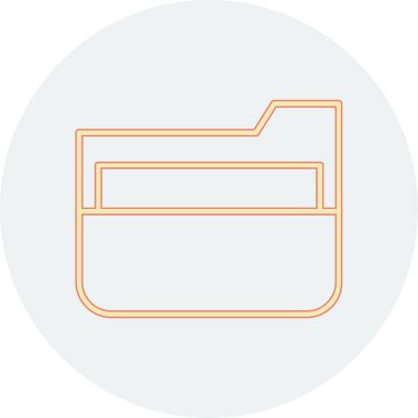 cüzdan ikonu vektör illüstrasyonu