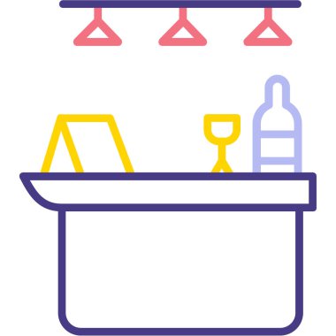 Gıda simgesinin vektör illüstrasyonu
