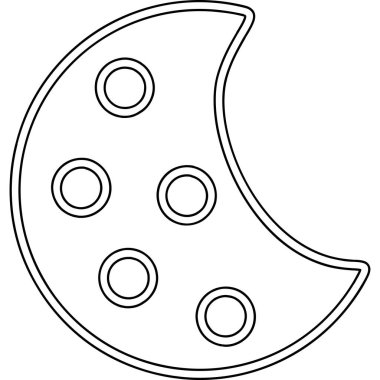 Ay ay simgesi taslak biçiminde