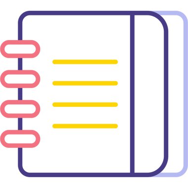 Belge. Web simgesi basit illüstrasyon
