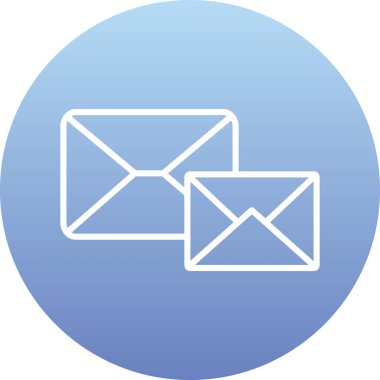 E- posta simgesi vektör illüstrasyonu