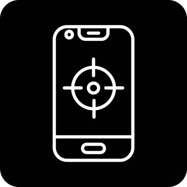 Modern simgenin vektör illüstrasyonu