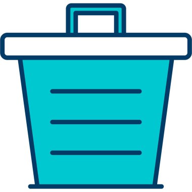 Alışveriş sepeti ikonu. Beyaz arkaplanda web tasarımı için süpermarket troleybüs vektör simgelerinin basit çizimi.