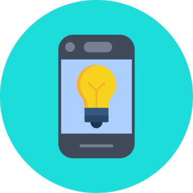 Fikir simgesi vektör illüstrasyonu