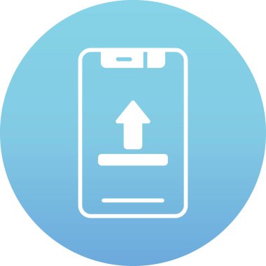 cep telefonu ikonu vektör illüstrasyonu