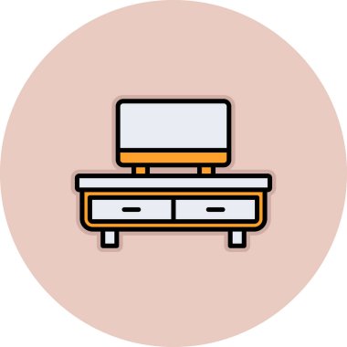 tablo vektör simgesi modern basit vektör illüstrasyonu