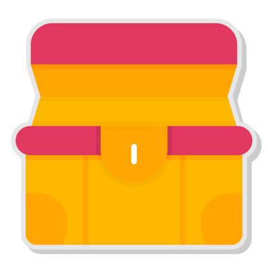 Basit vektör simgesi, boya fırçası çizimi