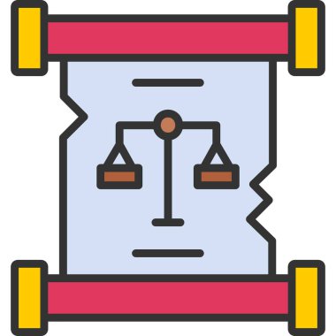 Hukuk adaleti hukuki simgesi