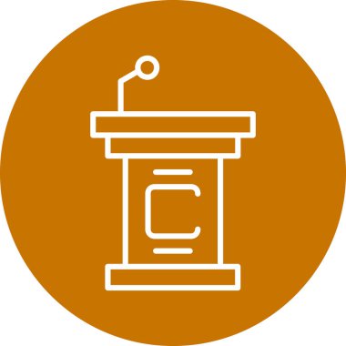 Modern simgenin eşsiz vektör simgesi