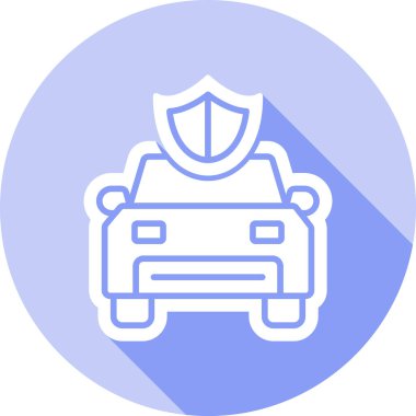 - Araba. Web simgesi basit illüstrasyon