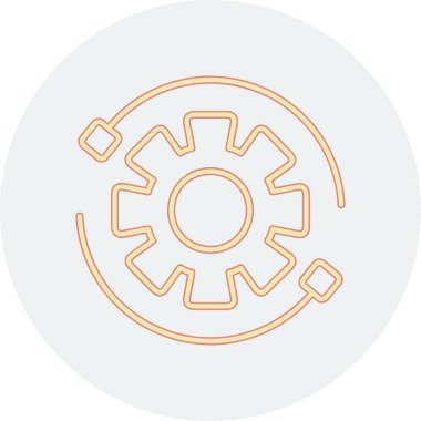 Modern soyut teçhizatın vektör simgesi