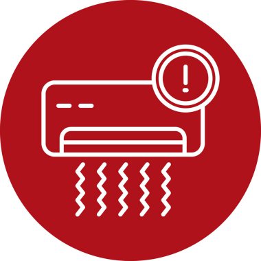 Modern b 'nin vektör illüstrasyonu hava ikonundan yoksun