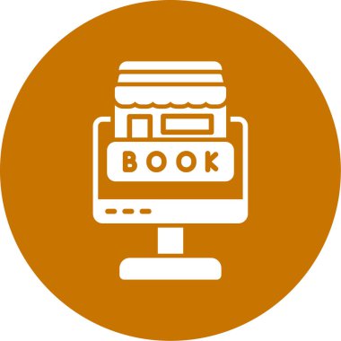 Kitap. Web simgesi basit illüstrasyon