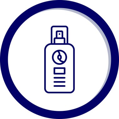 Bir şişe simgesinin vektör illüstrasyonu