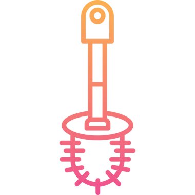 Tatlı bir cadılar bayramı simgesinin vektör çizimi