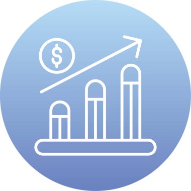 Modern bir simgenin vektör illüstrasyonu
