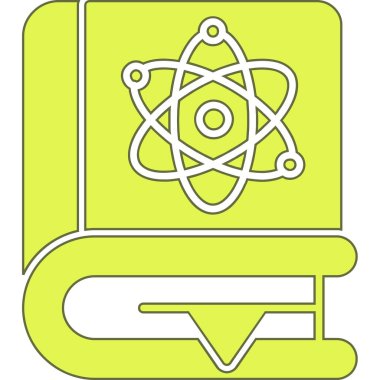 atom simgesi, vektör illüstrasyonu basit tasarım